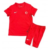 Camisa de time de futebol Turkey Replicas 2º Equipamento Infantil Europeu 2024 Manga Curta (+ Calças curtas)